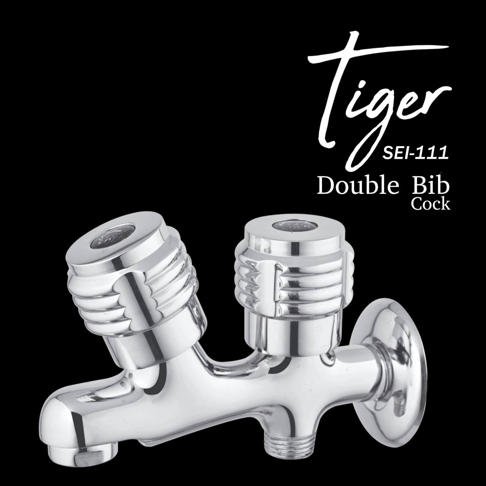 SEI 111 TIGER Double Bib Cock Water Tap For Toilet Shower with High Quality Brass At Eden Sanitary