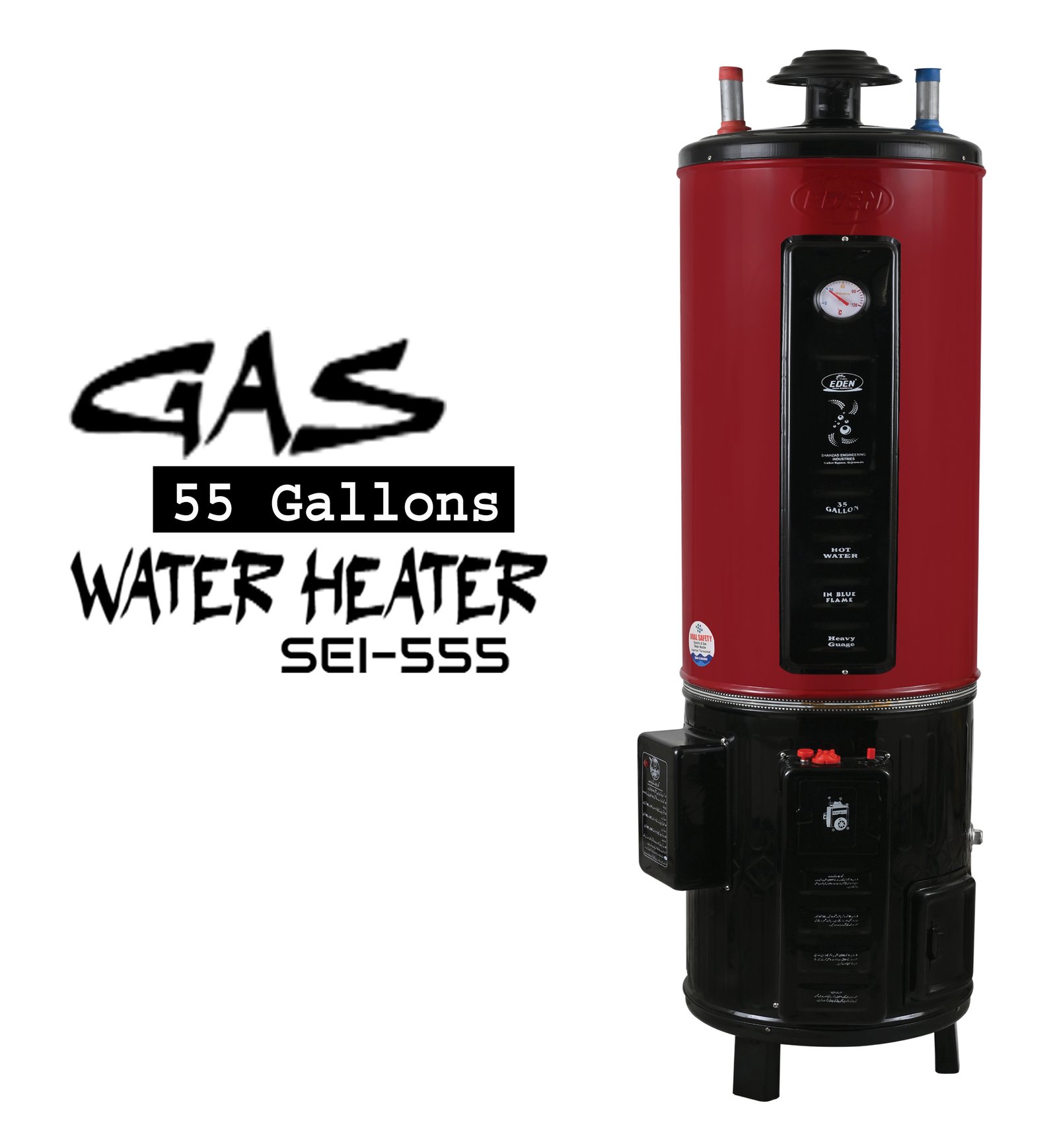 Gas Geyser 220 Liter Wall hanging And Standing Smarty Auto Ignition Sei-555